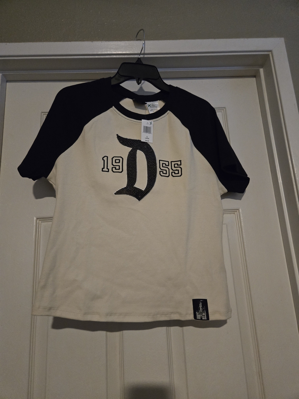 Disney x Her Universe Disneyland Resort "D" Tee - Cream and Black